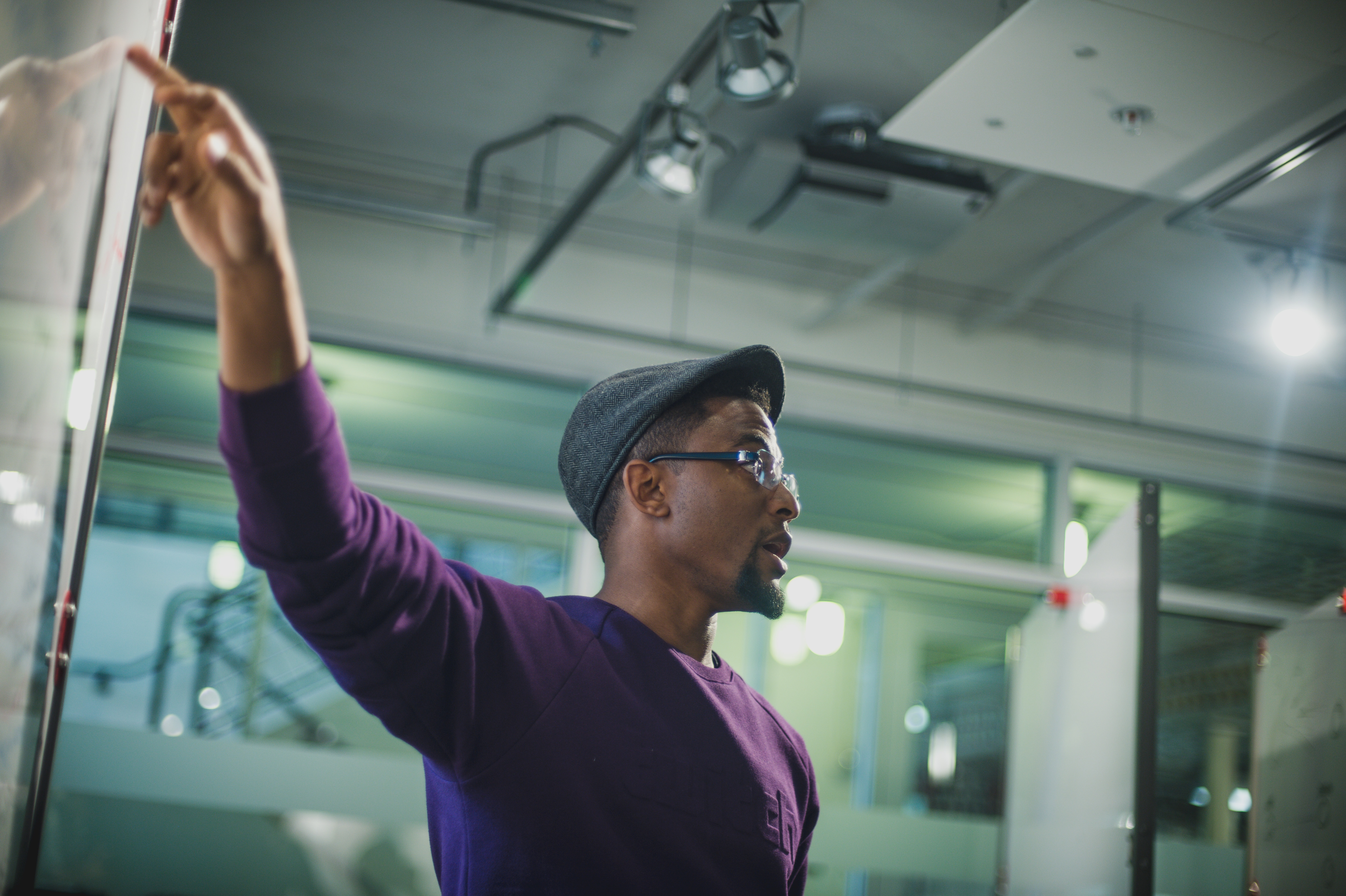 Brandon teaching at Stanford d.School