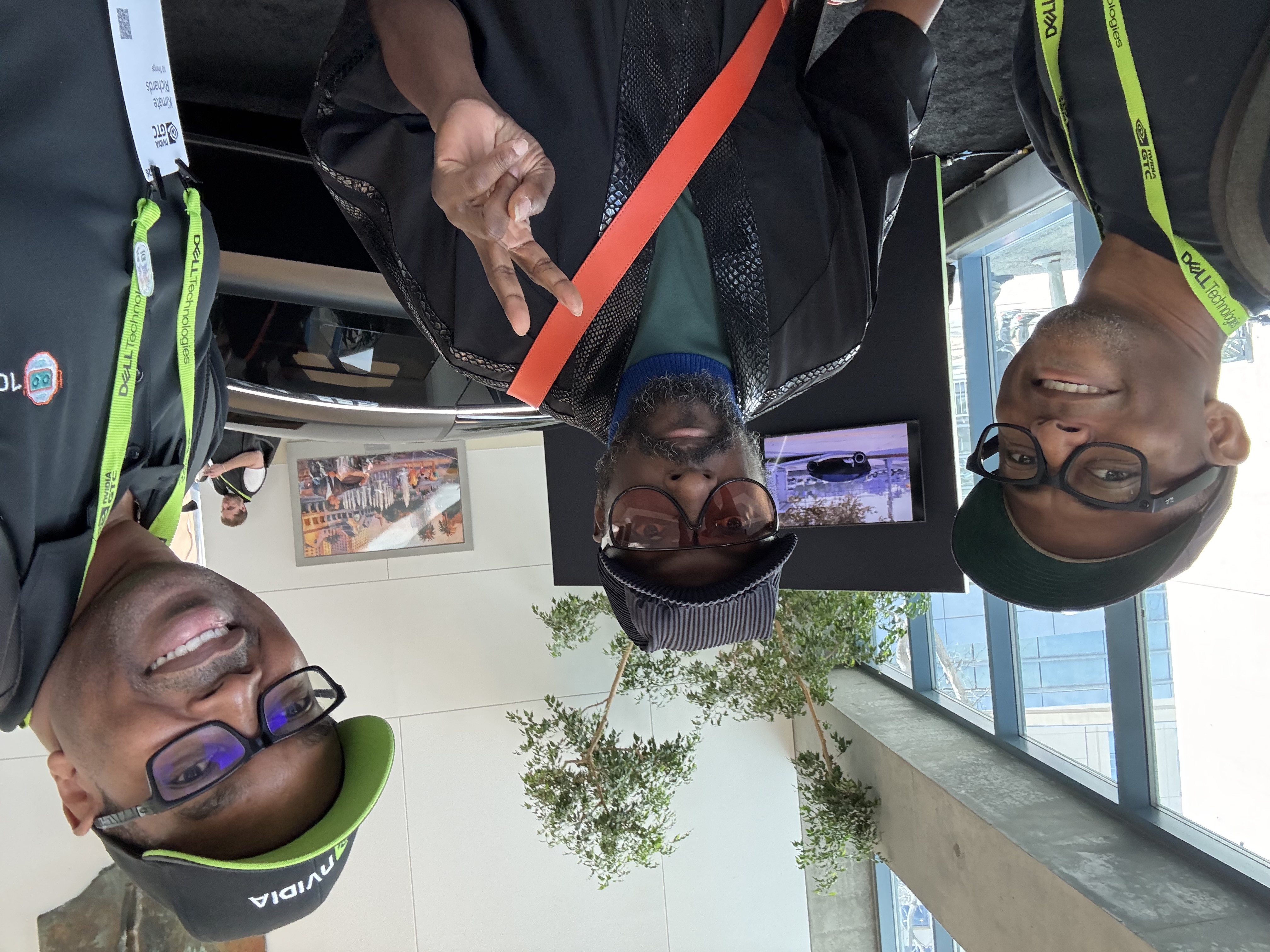 Brandon with Will.i.am at NVIDIA GTC